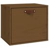 vidaXL Arm&aacute;rio de parede 40x30x35 cm pinho maci&ccedil;o castanho mel