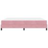 vidaXL Cama Box com colchão Rosa 180 x 220 cm tecido