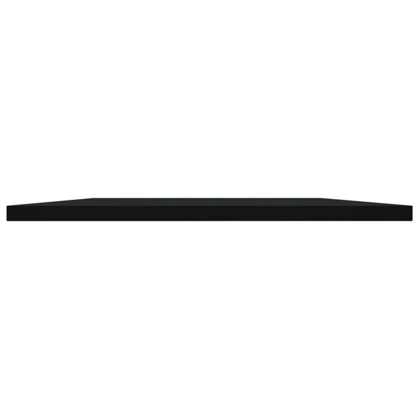 vidaXL Prateleiras para estante 4 pcs 80x40x1,5cm contraplacado preto