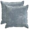 vidaXL Capa almofada 2 unid. HOUTEN Azul-Claro 65 x 65 cm