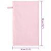vidaXL Toalhas Esportivas 2 pcs Rosa 50 x 30 cm Poli&eacute;ster e poliamida