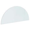 vidaXL Placa de Vidro para Lareira Transparente 1200 x 500 mm Vidro