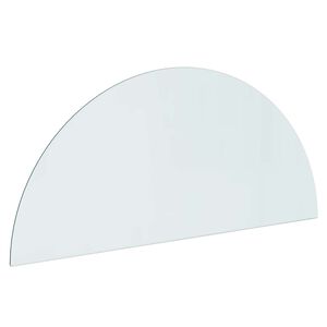 vidaXL Placa de Vidro para Lareira Transparente 1200 x 500 mm Vidro