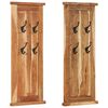 vidaXL Bengaleiros 2 pcs madeira de ac&aacute;cia maci&ccedil;a 38x100 cm