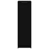 vidaXL Sapateira 30x35x100 cm derivados de madeira preto