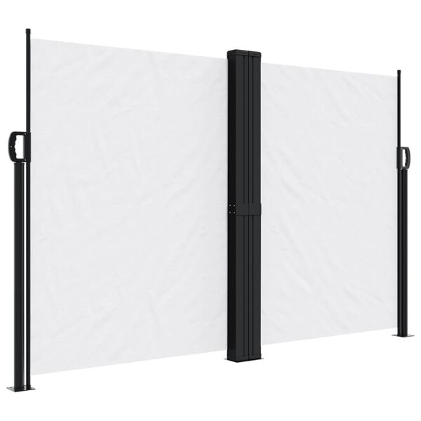vidaXL Toldo lateral retr&aacute;til 160x600 cm branco