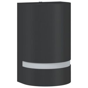vidaXL Candeeiro de parede para exterior alum&iacute;nio fundido preto