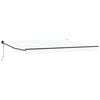 vidaXL Toldo retr&aacute;til Branco 450 x 300 x 165 cm Poli&eacute;ster e Metal