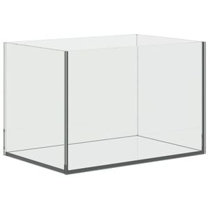 vidaXL Aqu&aacute;rio com armazenamento Transparente 30 x 20 x 20 cm Vidro