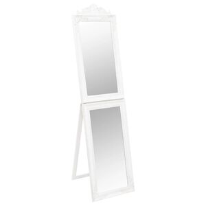 vidaXL Espelho de p&eacute; 40x160 cm branco