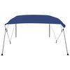 vidaXL Toldo em 4 arcos Bimini 243x180x137 cm azul