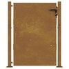 vidaXL Port&atilde;o de jardim 100x125 cm A&ccedil;o Corten