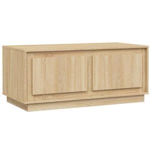 vidaXL Mesa de centro 102x50x44 cm derivados madeira carvalho sonoma