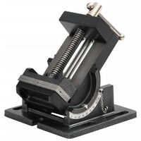 vidaXL Torno-prensa basculante manual 110 mm