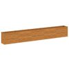 vidaXL Canteiro elevado de jardim 482x50x69 cm A&ccedil;o Corten