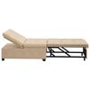 vidaXL Sof&aacute;-cama retr&aacute;til Creme 194 x 67 x 82 cm Microfibra