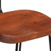 vidaXL Bancos de bar 2 pcs 49x43x88 cm madeira de mangueira maci&ccedil;a