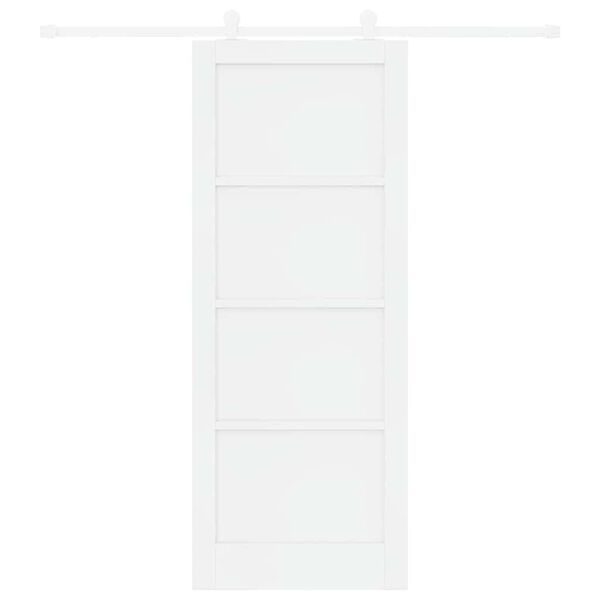 vidaXL Porta Deslizante ORKDAL Branco 83 x 211 cm