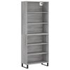 vidaXL Arm&aacute;rio alto 69,5x32,5x180cm derivados madeira sonoma cinzento