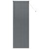 vidaXL Persianas venecianas Cinzento-Escuro 220 x 70 cm Alum&iacute;nio