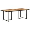 vidaXL Mesa de jantar 200 cm madeira de mangueira &aacute;spera