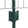 vidaXL Cerca e Poste Verde 0,6 x 25 m Aço