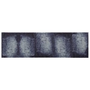 vidaXL Tapete de Cozinha Sombra Azul 150 x 45 cm 100% Poliamida