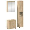 vidaXL Conjunto de M&oacute;veis para Banheiro TULUM 3 unid. Carvalho Sonoma