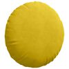 vidaXL Almofadas de Assento 2 pcs Amarelo &Oslash; 40 x 13 cm Veludo
