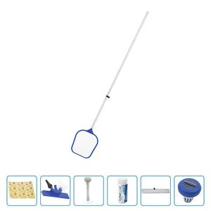 Bestway Kit de manuten&ccedil;&atilde;o Flowclear para piscinas acima do solo