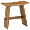 vidaXL Banco de Banheiro Castanho 50 x 29,5 x 50,5 cm