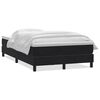 vidaXL Cama com molas/colch&atilde;o 120x210 cm veludo preto
