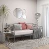 vidaXL Sof&aacute;-cama 90x200 cm metal cinzento