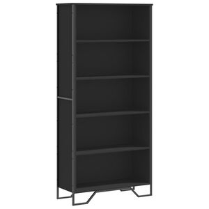 vidaXL Estante 80x31x169 cm derivados de madeira preto