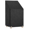 vidaXL Capa p/ cadeira de jardim 8 ilh&oacute;s 65x65x80/120 cm polietileno