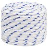vidaXL Corda de barco 18 mm 25 m polipropileno branco