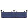 vidaXL Cabeceira Suspensa Azul Pol&iacute;cia 170 x 55 x 5 cm Veludo