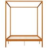 vidaXL Estrutura de cama p/ dossel c/ 4 gavetas 180x200cm pinho maci&ccedil;o
