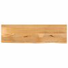 vidaXL Tampo de mesa c/ borda viva 120x40x2,5 cm mangueira maci&ccedil;a