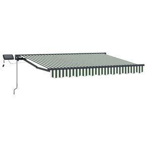 vidaXL Estrutura de Toldo Manual com LEDs 3 x 2,5 m