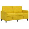 vidaXL Sofa com Armazenamento Amarelo 152 x 78 x 87 cm Poli&eacute;ster