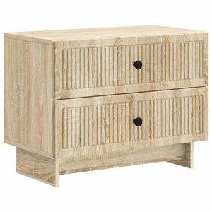 vidaXL Arm&aacute;rio de Cabeceira Carvalho Sonoma 62 x 34,5 x 47,5 cm