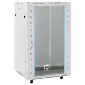vidaXL Arm&aacute;rio bastidor 15U 19" IP20 60x60x100 cm cinzento