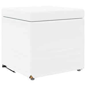 vidaXL Banqueta Branco 41 x 41 x 40 cm