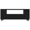 vidaXL M&oacute;vel de TV 120x35x48 cm derivados de madeira preto