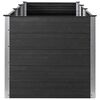 vidaXL Canteiro elevado de jardim 300x100x91 cm WPC cinzento