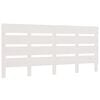 vidaXL Cabeceira de cama 120x3x80 cm pinho maci&ccedil;o branco