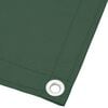 vidaXL Tela de varanda 75x700 cm 100% poli&eacute;ster oxford verde-escuro