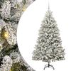 vidaXL &Aacute;rvore de Natal Artificial 180 cm 300 LED Branco quente