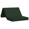 vidaXL Sof&aacute; Cama Dobr&aacute;vel 100 x 67 x 45 cm Verde-Escuro